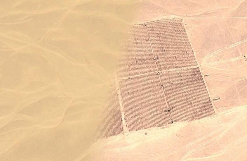 Загадочные линии под песками Египта Загадочные линии под песками Египта